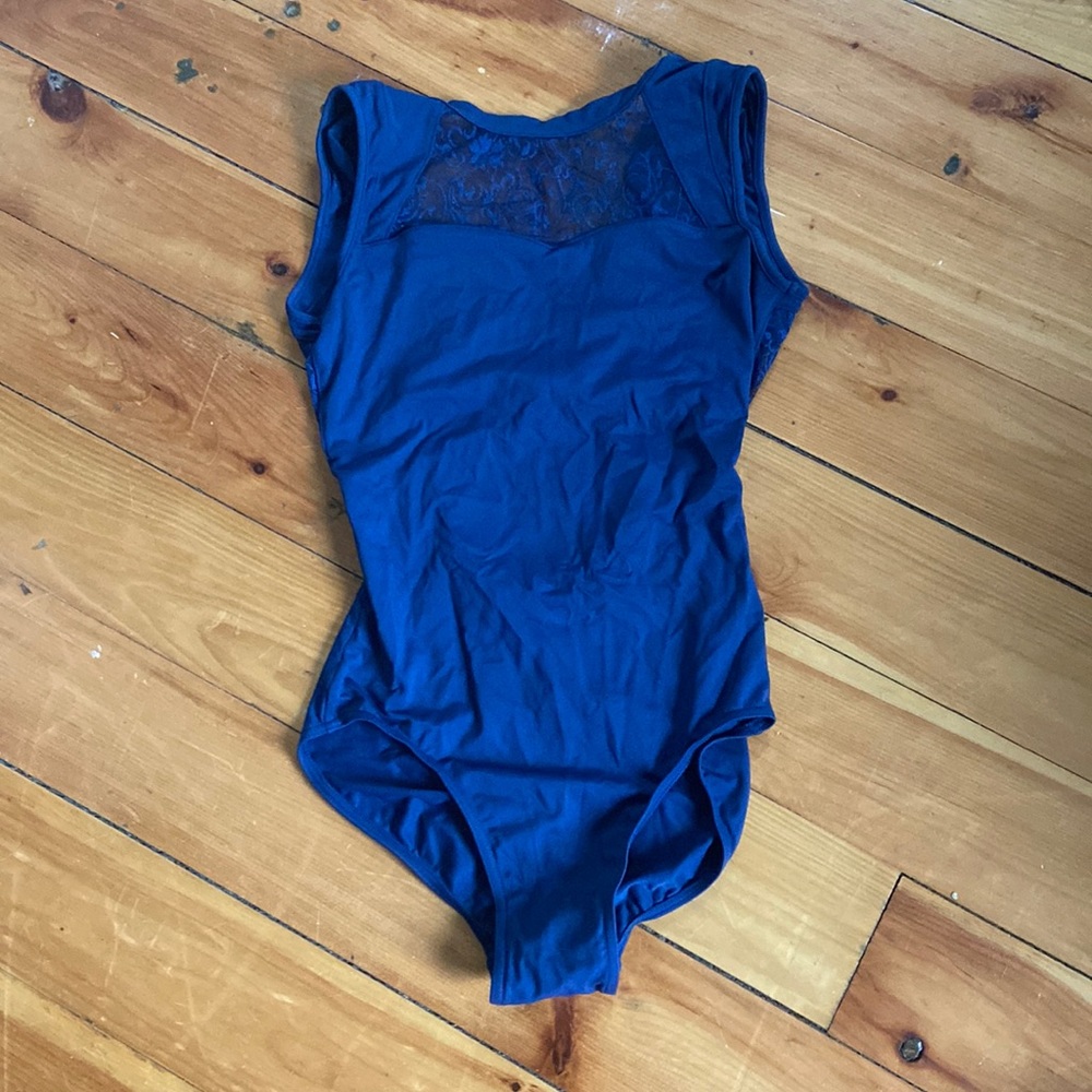 Beautiful navy ballet leotard